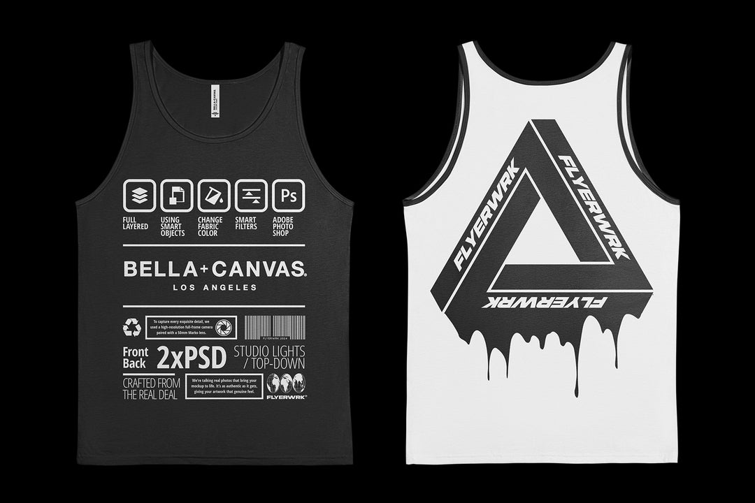 Bella+Canvas 3480 Tanktop Mockup Flat – flyerwrk