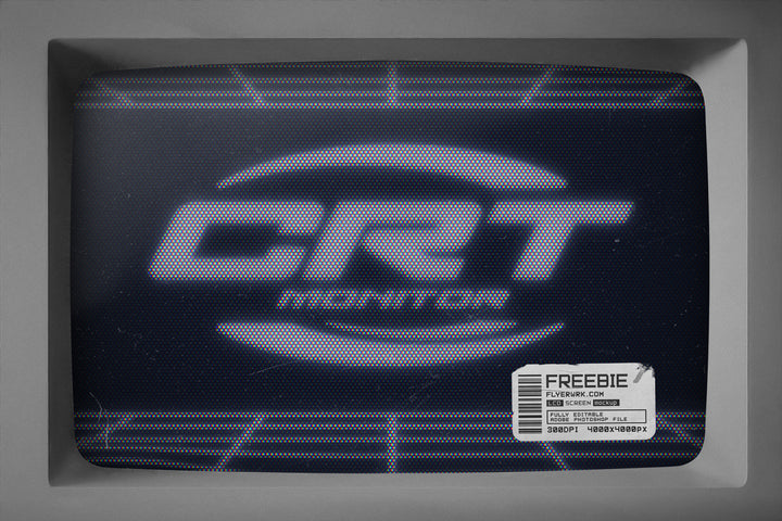 CRT Monitor Mockup