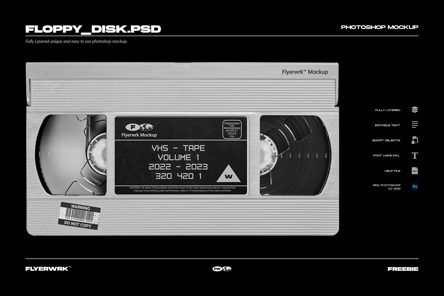 VHS Tape Mockup