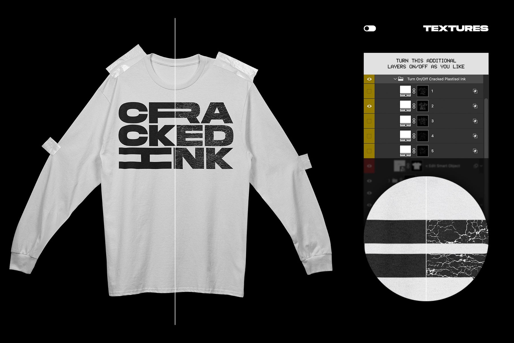 Gildan 2400 Long Sleeve Mockup Taped – flyerwrk - Main Image