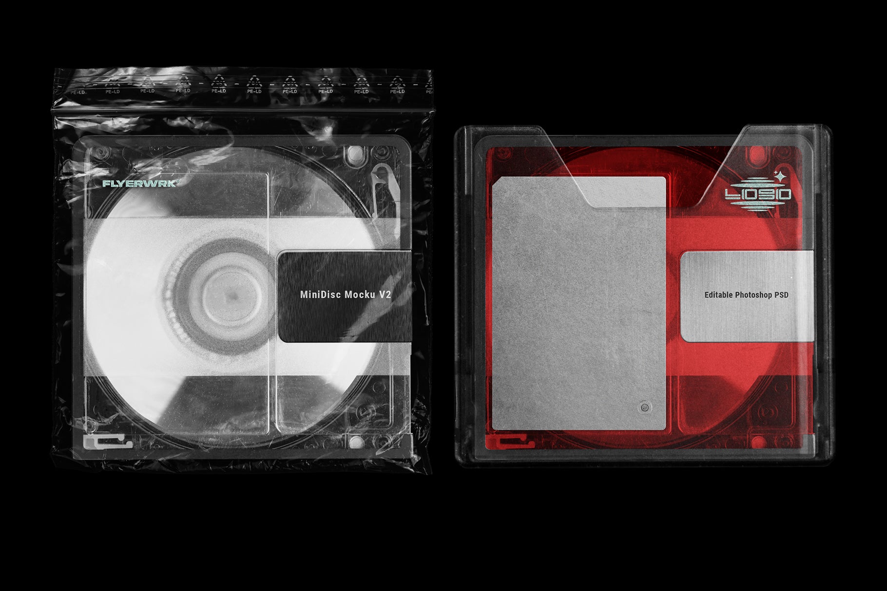 MiniDisc Mockup – flyerwrk