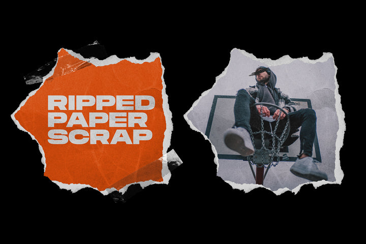 Ripped Paper Scrap Mockup