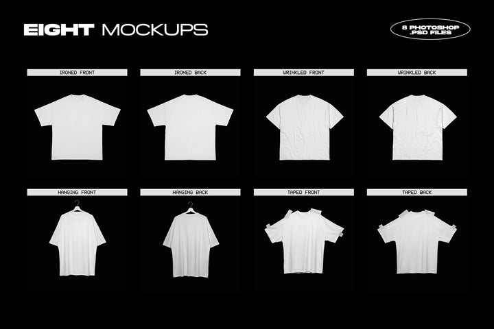 Rue Porter T-shirt Mockup - Bundle
