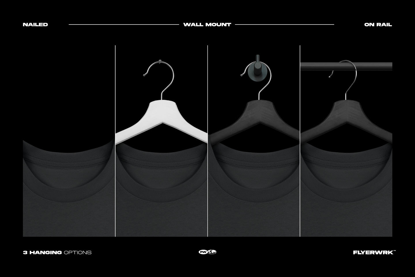 Stanley Stella Creator 2.0 T-shirt Mockup - Hanging