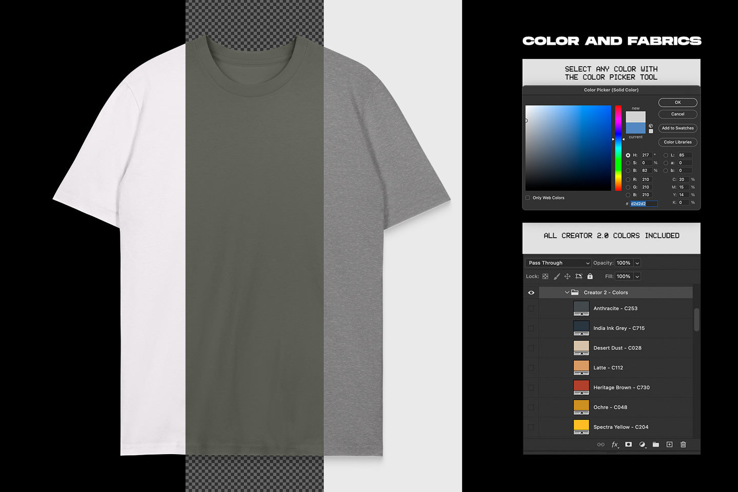 Stanley Stella Creator 2.0 T-shirt Mockup - Hanging