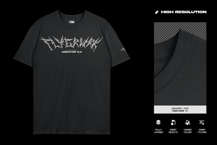 Stanley Stella Creator 2.0 T-shirt Mockup - Hanging