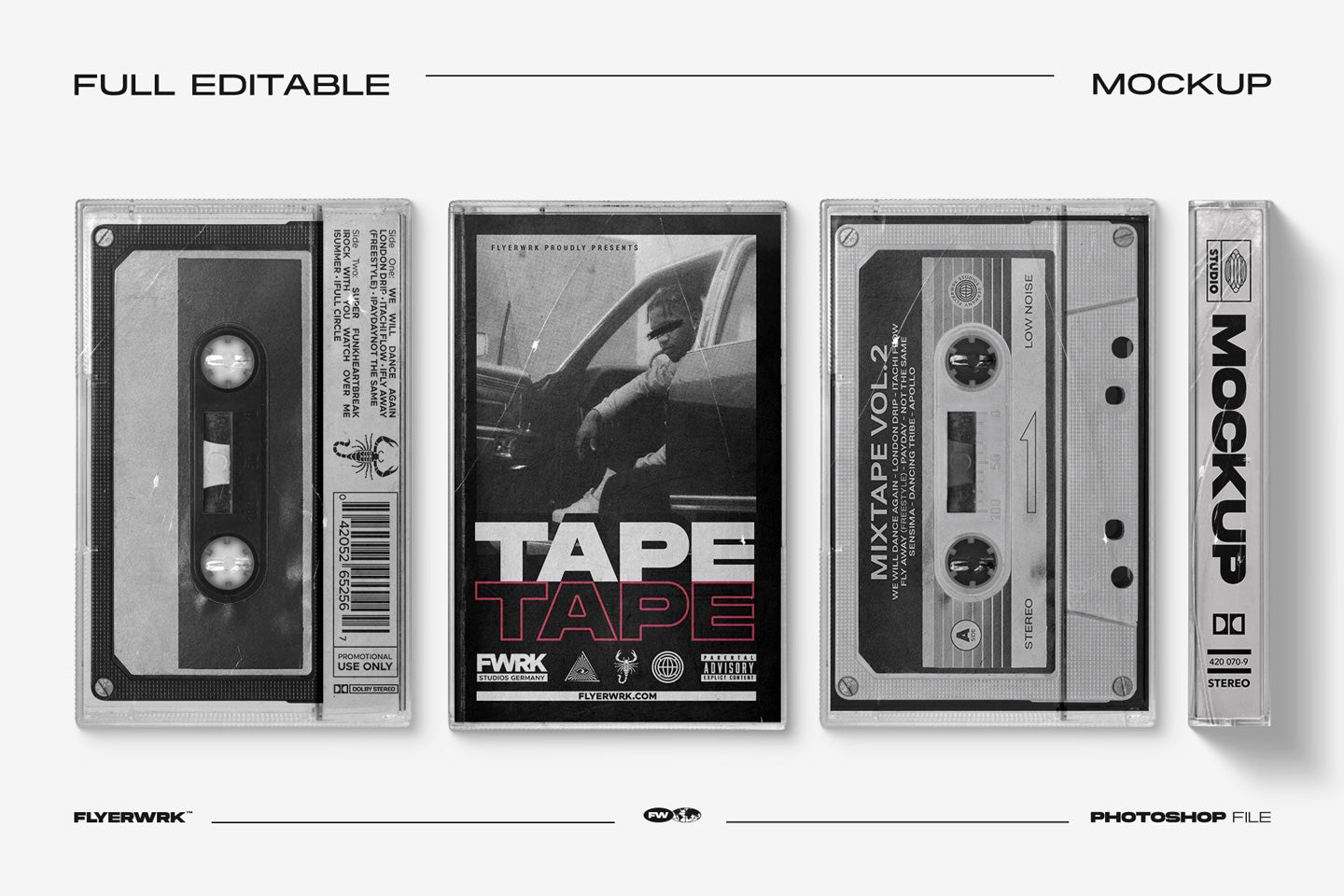 Cassette Mockup Volume 3